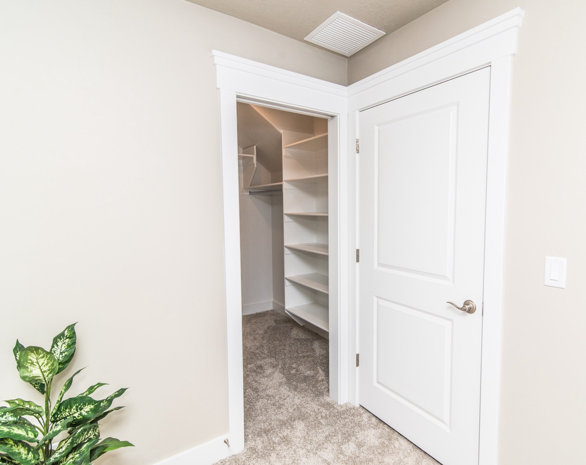 Custom Designed Shelving in Closets